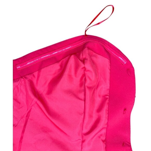 Sincerely Jules Strapless Red Bustier Top With Buttons Size Medium - Picture 8 of 11